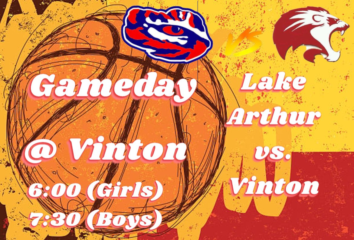LATigers_'s tweet photo. 🚨 IT’S WEDNESDAY, YOU KNOW WHAT THAT MEANS 🚨

🗓️ January 25, 2023
📌 District Game
🆚 Vinton Lions
⏰ 6:00 (Girls) 7:30 (Boys)
🏫 Lions Gym
📍 Vinton
📱 ScoreStream

#SWLAPreps #DefineYourFate #OneShotOneGoal 🐅🏀 https://t.co/uwU31rK4v7