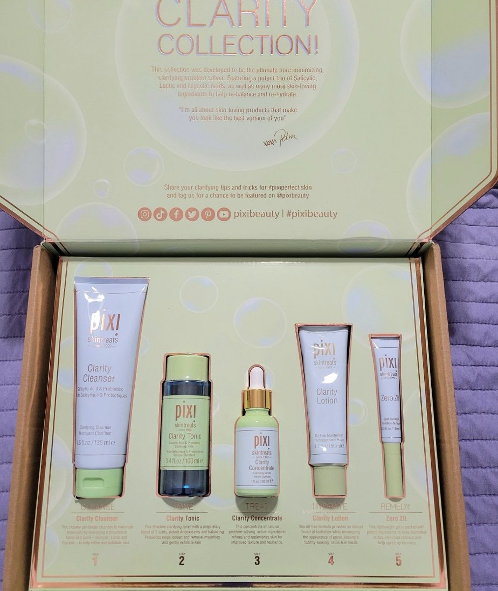 Thanks @PIXIBeauty for this amazing #skincarecollection #skincare #influencers #beauty #beautylover #pixibeauty #pixi
#skincarelover #skincareaddict