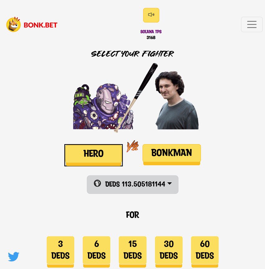 Utilizing the power of $DEDs DED holders have been invited to join the battle to defeat the evil Bonkman!
<a href="/DecimusDynamic/">Decimus Dynamics |ALTRA|</a> X  @Bonk_Bet

Now you can play for double or nothing with $DEDs on bonk.bet!!!

Follow <a href="/bonk_bet/">Bonk.bet</a> and let’s defeat this dastardly villain!