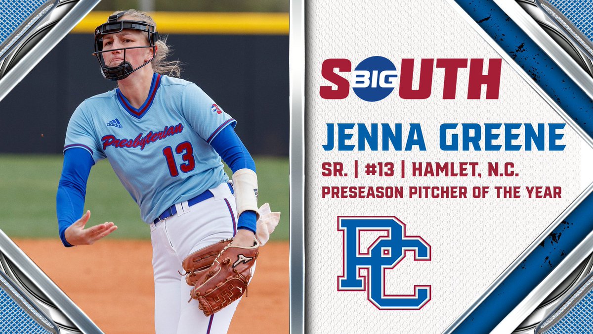 BlueHoseSB's tweet photo. The votes have been tallied...✉

Jenna Greene is your @BigSouthSports Preseason Pitcher of the Year!! 🙌

PC picked 2️⃣nd in the league 📈

🗞 - https://t.co/1qPqE4IskA

#GoBlueHose https://t.co/QUyUefhbFJ