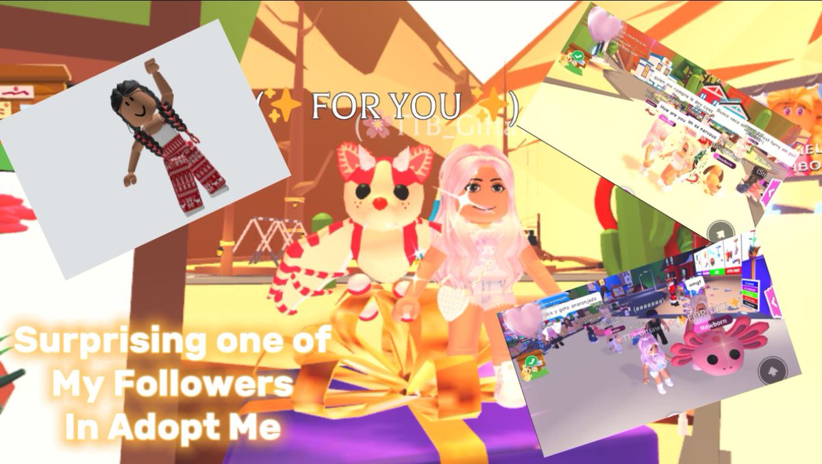 TTBuilds's tweet photo. ✨💖 I love to go in Adopt Me and surprise my followers with a pet and items from the game 💖✨ watch my latest giveaway vid in on YouTube https://t.co/NTFhfaSASq @TannytasticBuilds or on TikTok @tannytasticbuilds #adoptme #adoptmegiveaways #adoptmepets #ilovemyfollowers https://t.co/0514Phoa1a