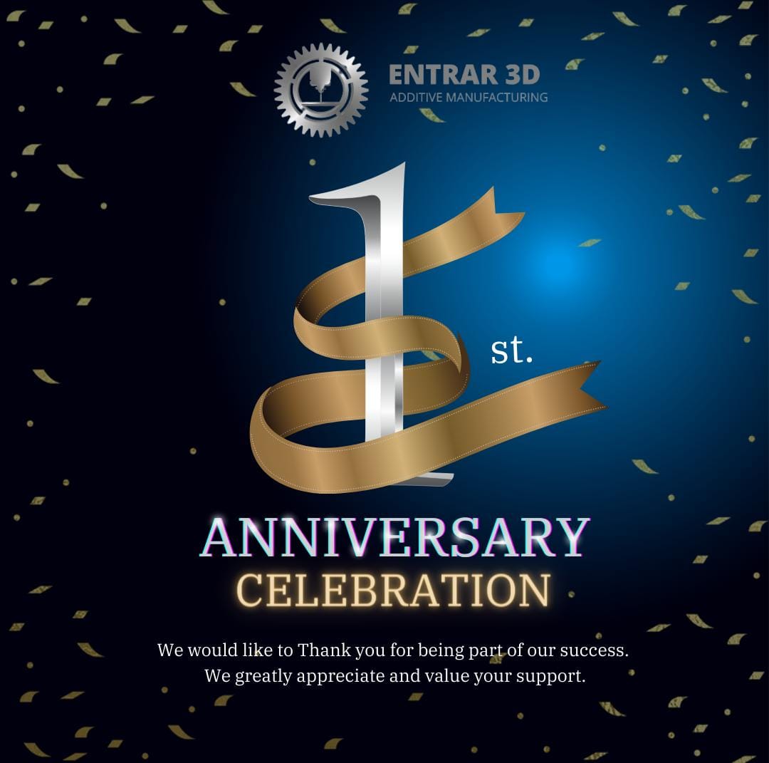 Entrar3dprint's tweet photo. Can't believe it's been an year.
Ups and downs, smiles and sorrows, lot more.

We sincerely thank you for being with us. We to continue to provide quality service though out.

Thanks and Love.

#celebration #anniversary #ThankYou
#quality https://t.co/t9Z4EYIZaD