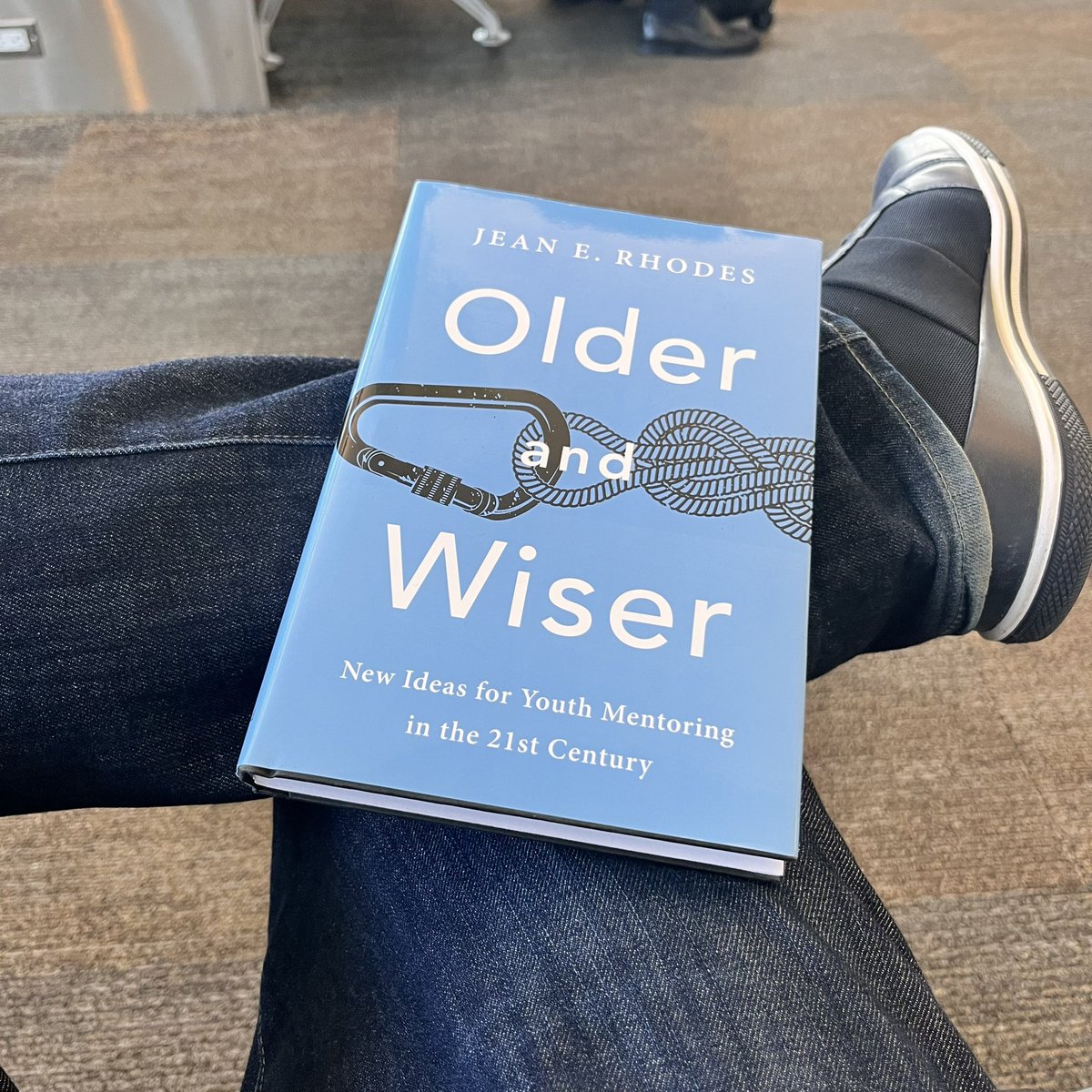 A little refresher reading at the airport on my way to DC for the National Mentioning Summit. @RhodesLab‘s book on what works (and doesn’t) in mentoring is a must-read in our line of work. #mentoring #mentoringsummit