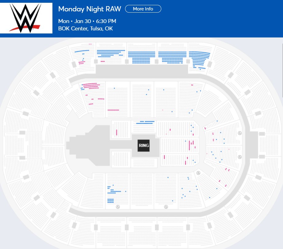 WrestleTix on Twitter "Monday Night RAW Mon • Jan 30 • 630 PM BOK