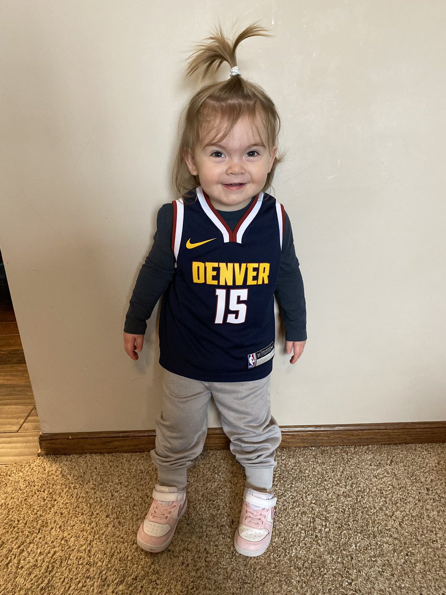 Reppin’ our <a href="/nuggets/">Denver Nuggets</a> jersey to cheer on the real MVP tonight! ⛏️🏀
