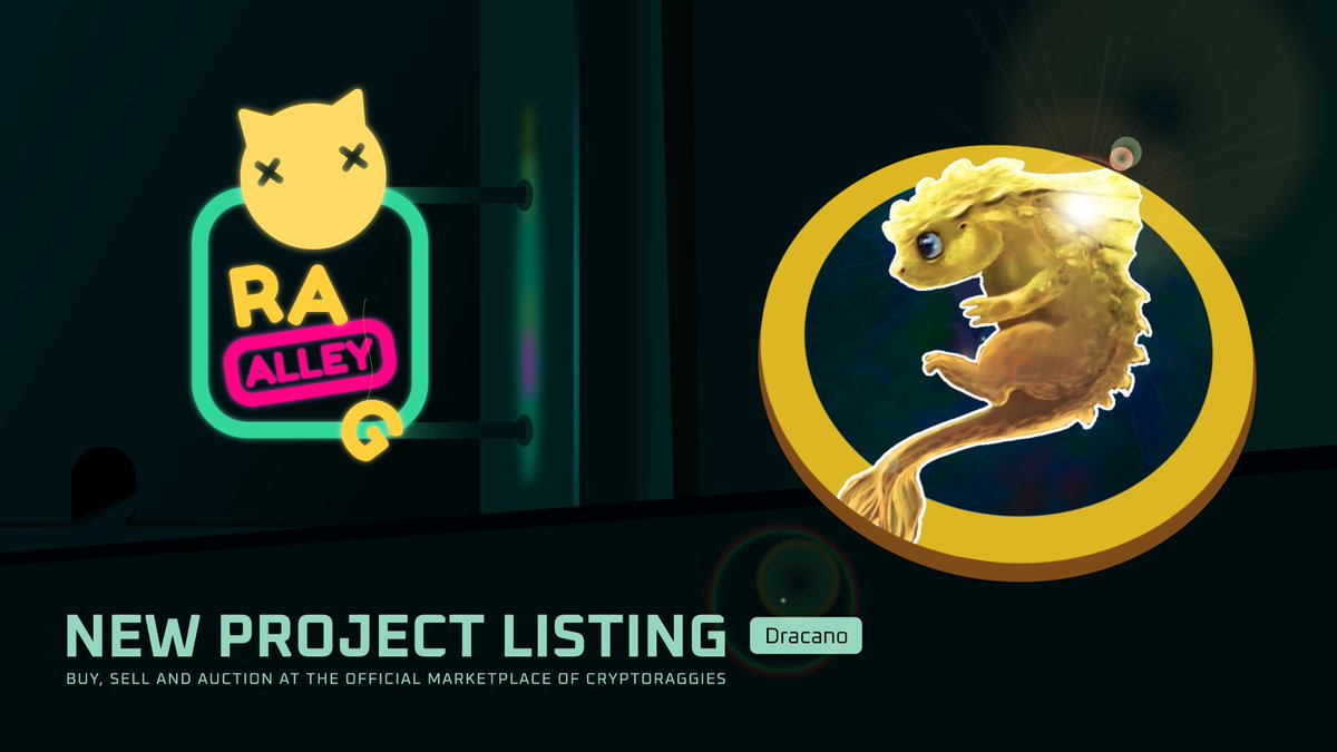 New #RagAlley listing!! We're pleased to announce that policies from <a href="/DracanoArt/">Dracano🐉</a> have now been verified and you can now trade Dracano NFTs for $ADA and a range of native tokens using our smart contract marketplace and auction house!