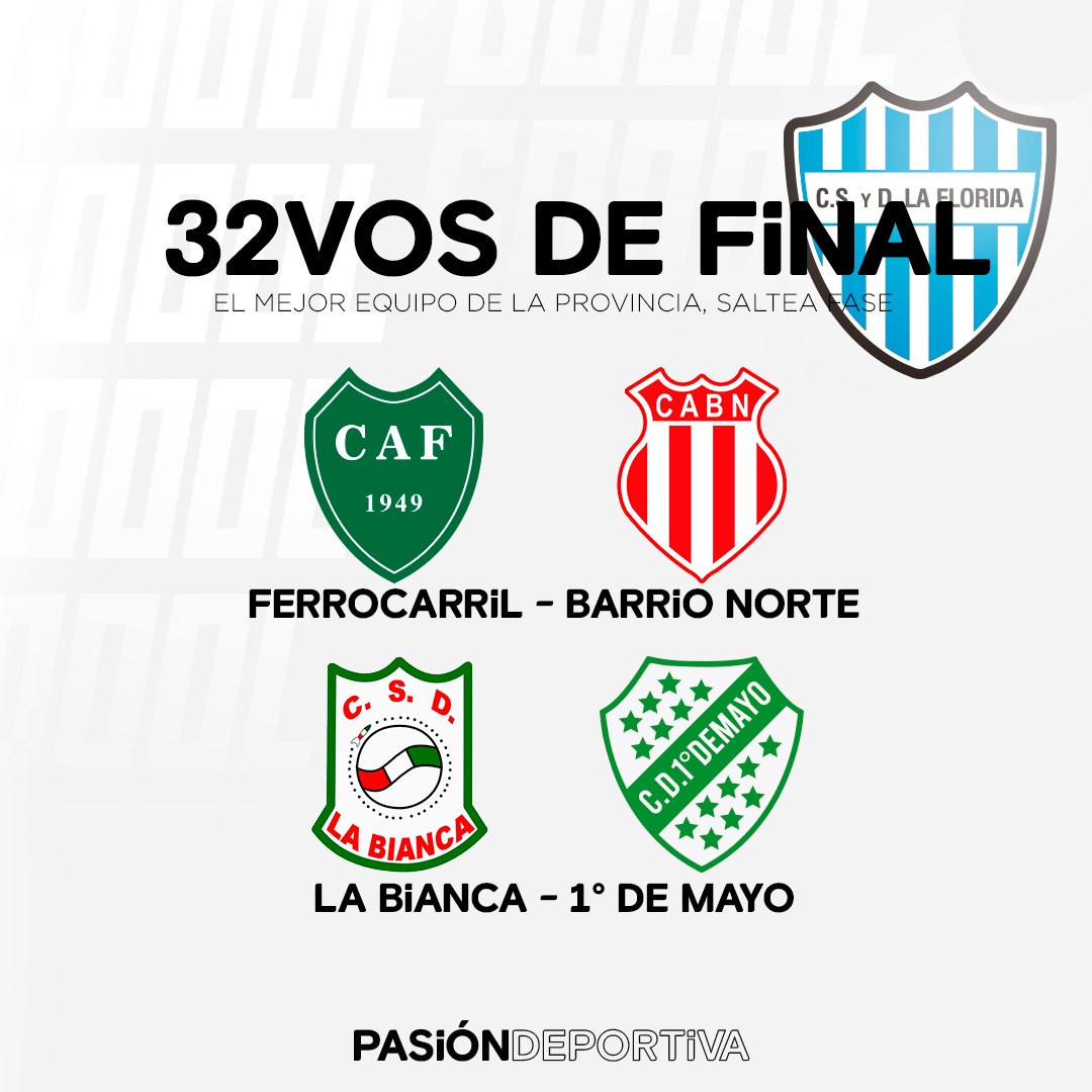 💣🔥 ¡Así quedaron los 32VOS DE FINAL de la #SuperCopa de Entre Ríos 🏆😱
🙌🏻 1° de Mayo enfrentará a La Bianca - Ida en Concordia / Vuelta en Chajarí
🙌🏻 Ferrocarril jugará primero en Chajarí ante Barrio Norte y cerrará la serie en Gualeguay