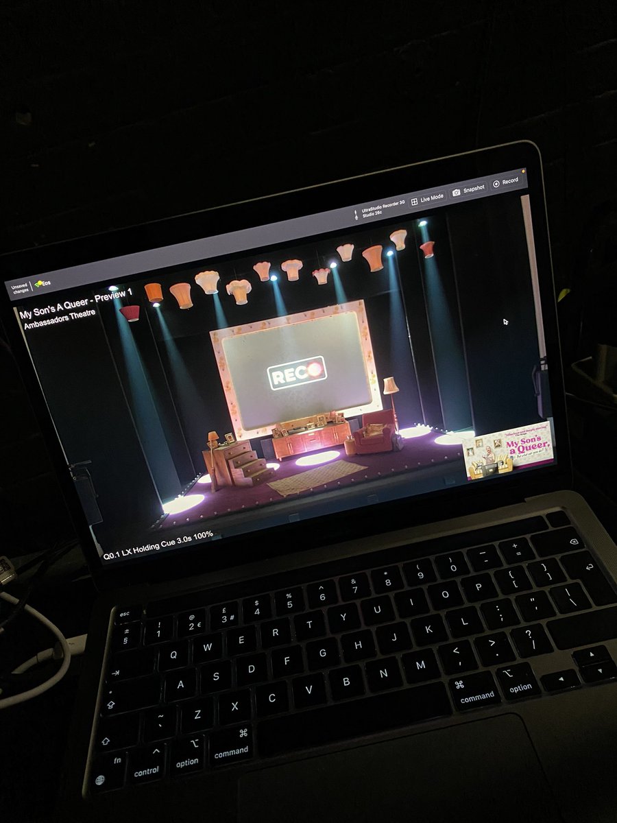 My Son’s A Queer has it’s first preview at the Ambassadors Theatre this evening. <a href="/getVorApp/">Vor</a> is being used to archive the show.