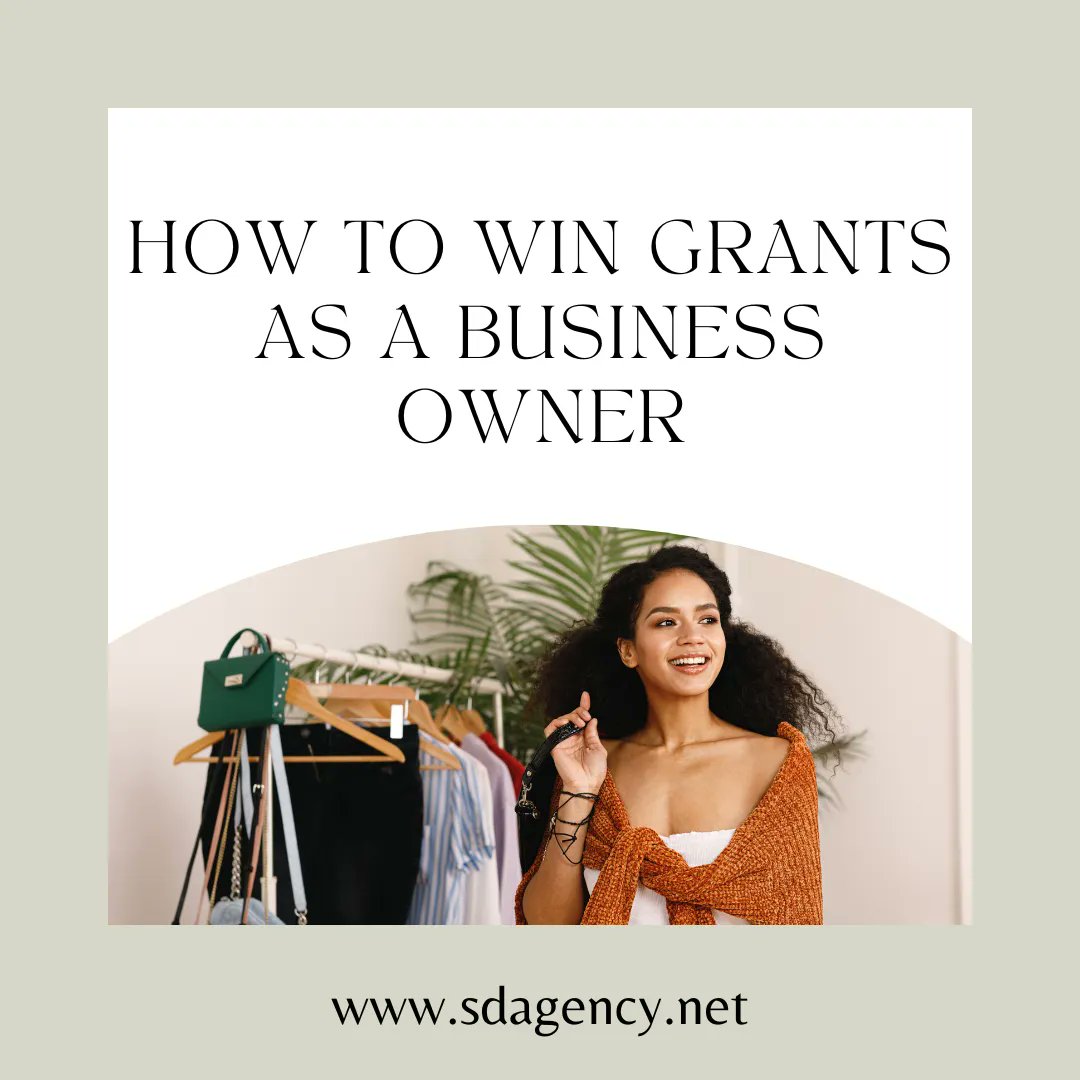 5 tips to win grants as a business owner:

1. Understand Your Business
2. Be articulate, Specific &amp; Concise
3. Be Reasonable
4. Build a Portfolio
5. Don't put all eggs in one basket

#businessowner #businesstips #smallbusinesstips