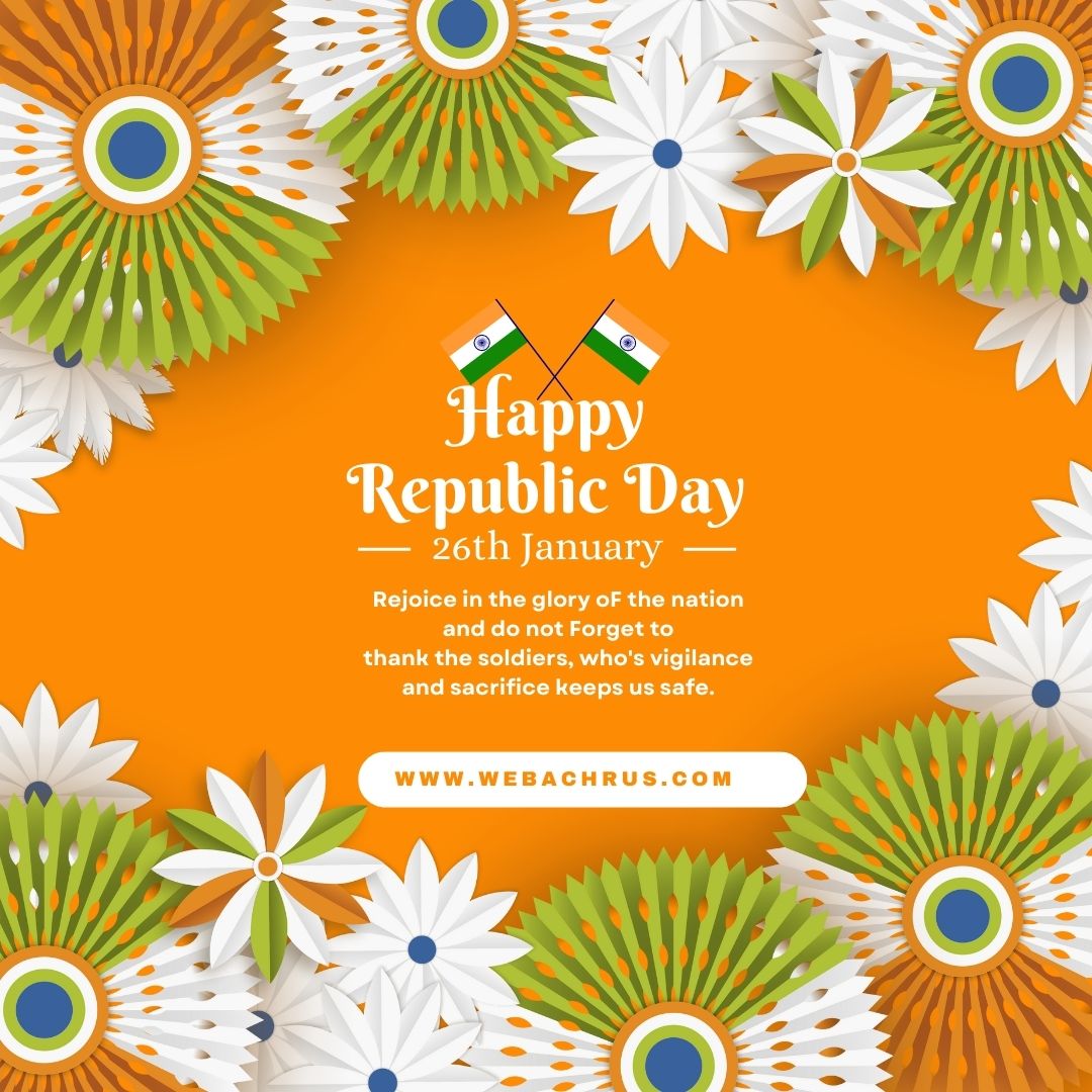 Web Achrus Technologies (@webachrus) on Twitter photo Best wishes to all of you on 26 January Republic Day.
Long live India
☎️+917678103011
📧 Info@webachrus.com
🌐 webachrus.com
#webdevelopment #website #webdesign #digitalmarketing #webachrus #HappyrepublicDay2023 Best wishes to all of you on 26 January Republic Day.
Long live India
☎️+917678103011
📧 Info@webachrus.com
🌐 webachrus.com
#webdevelopment #website #webdesign #digitalmarketing #webachrus #HappyrepublicDay2023
