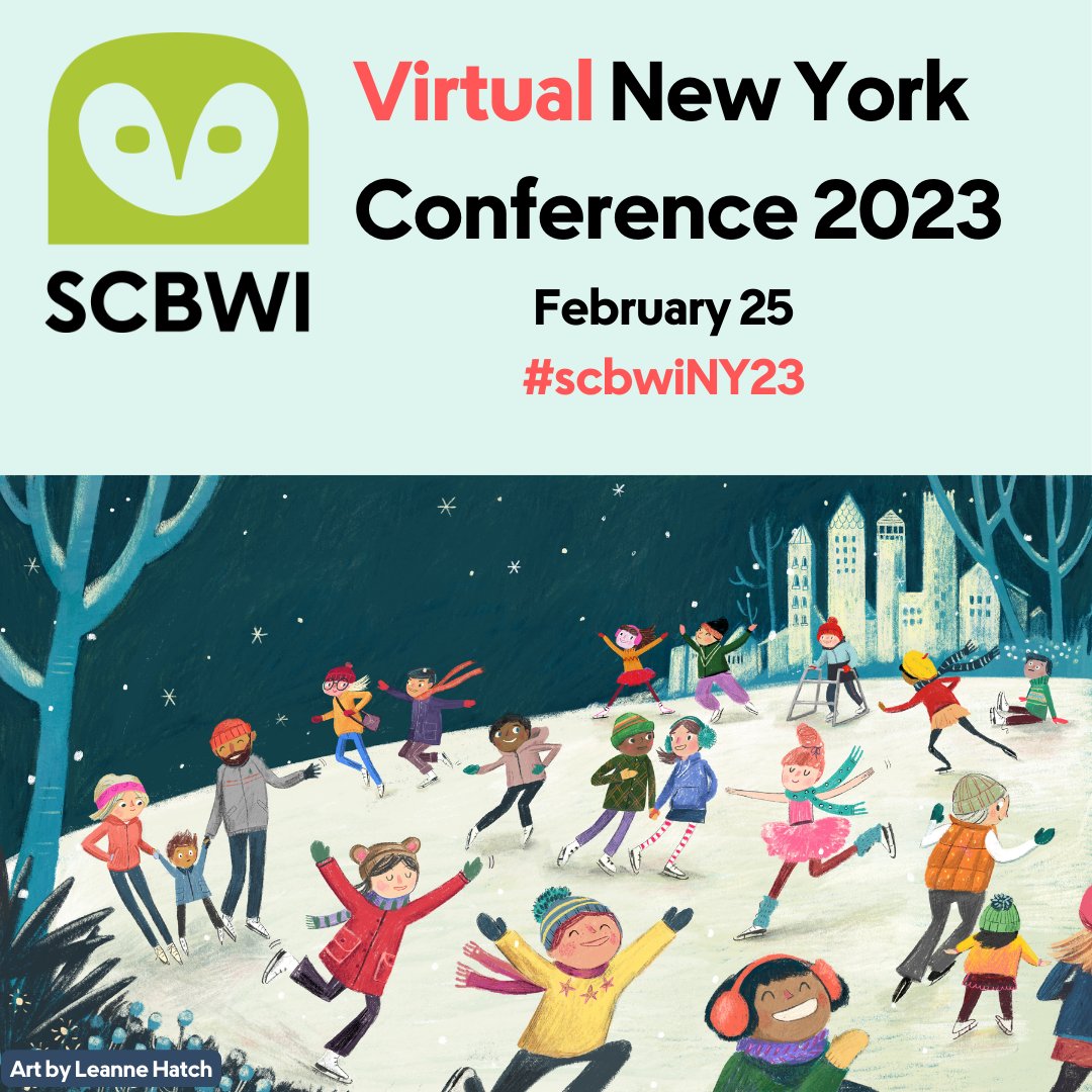 scbwi's tweet photo. Can’t make it to New York in person conference?

Join us online for our virtual NY conference!

https://t.co/hujV03V02p

#SCBWINY23 #kidlit #writersoftwitter #childrensbookauthor #childrensbookillustrator #illustratorsontwitter #prepublished #BookTwitter https://t.co/AyK2OPCGIa