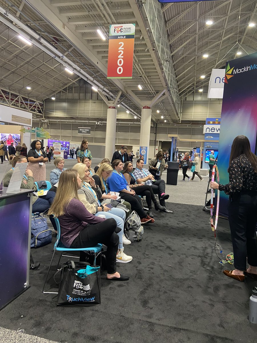 mackinsheri's tweet photo. @LindsayJSimmons just cleared a row in Tetris using a hula hoop! She will attempt it again at 2:30 today. Visit @MackinMaker at #FETC  to learn from her. https://t.co/OHxGXwLLT4