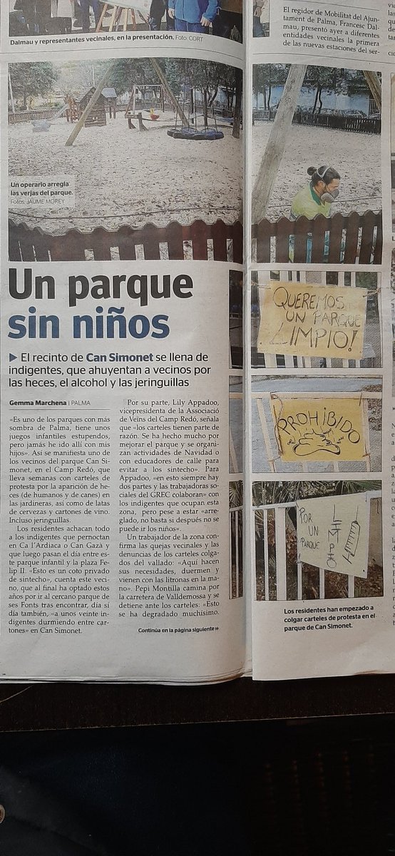 Miguel64973961's tweet photo. @hila @ajuntpalma @AngelicaPastor @xiscod @FranciscoDucros @jmadrover @F_Armengol @CatalinaClader1 @elenavarroduch @adngarciacampos #CampRedó. #Inseguridad #Degradación #Abandono #Incumplimientos #ViviendasOkupadas #SinPolicía #SinLimpieza #SinProyecto https://t.co/DpNSdTSRD7
