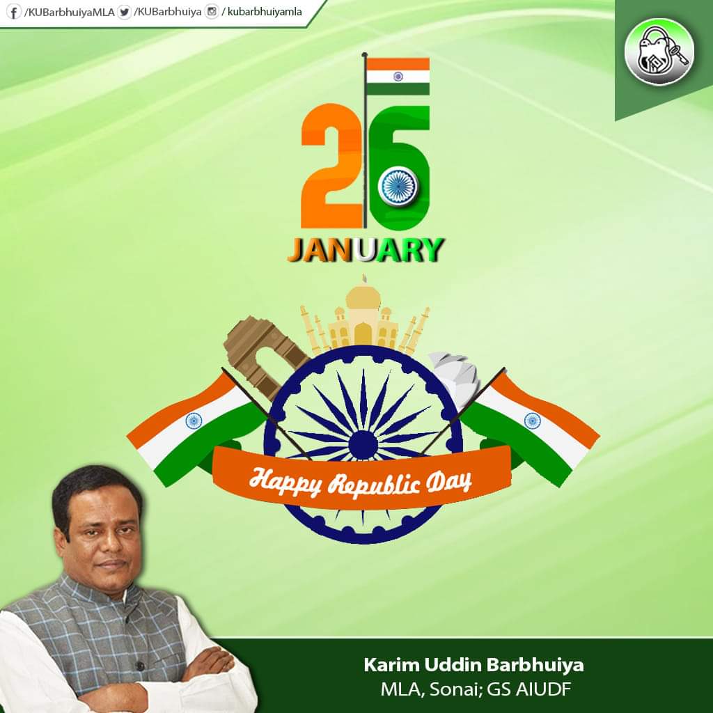 KUBarbhuiya's tweet photo. Freedom in the mind, strength in the words, pureness in our blood, pride in our souls, zeal in our hearts. Let’s salute our country on Republic Day. Happy Republic Day!

#RepublicDay23 https://t.co/PyQVRexZmy