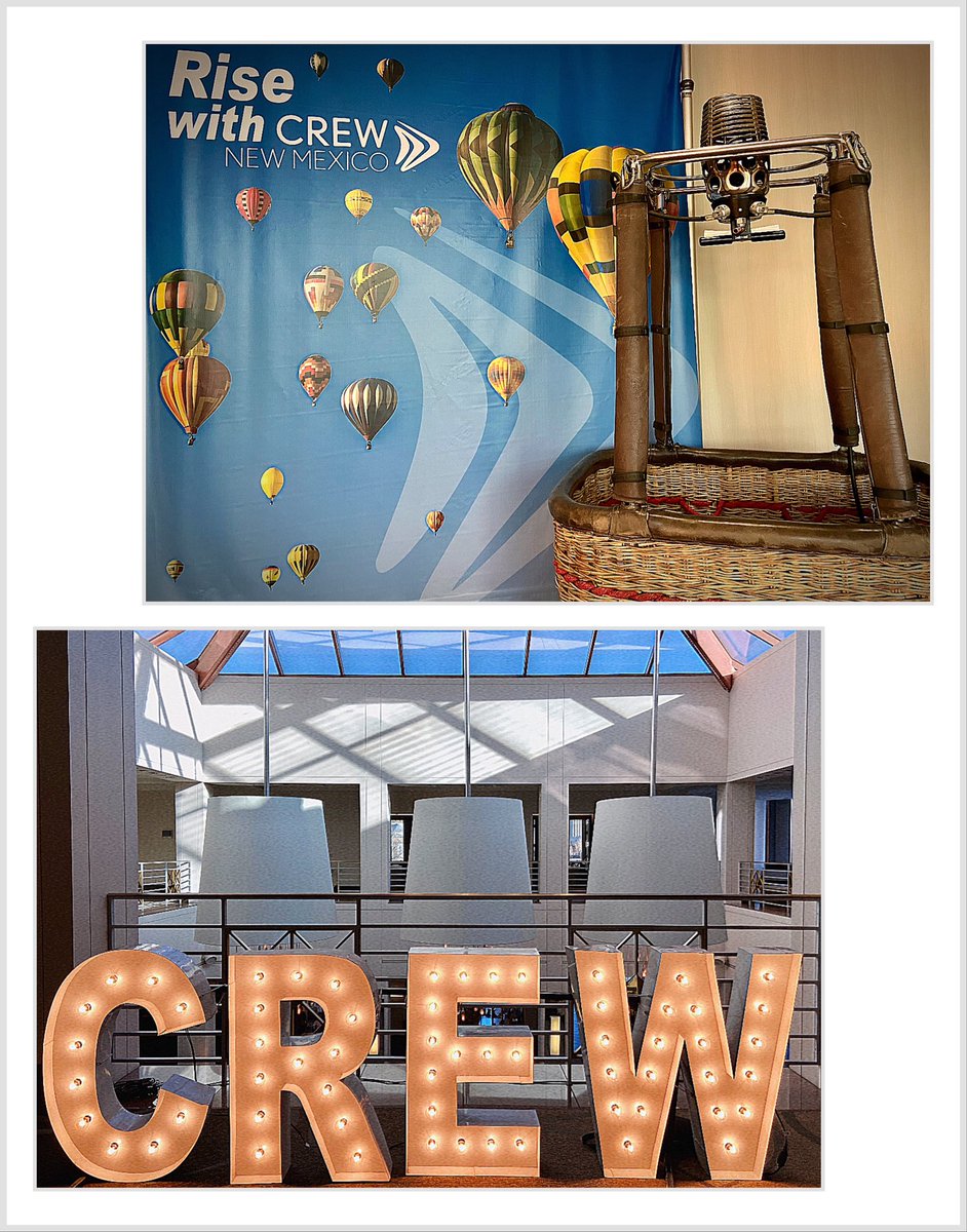 CREW_Network's tweet photo. Hello, CREW New Mexico! We are so excited to be in #ABQ this week for the #crewsummit.
#leadershiptraining #professionaldevelopment #businessnetworking https://t.co/2wYQJzaZoT
