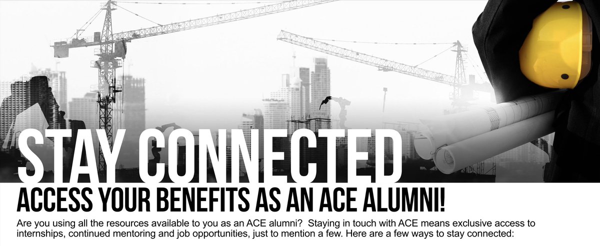 📣Calling #ACEalumni 📣
Are you using all the resources available to you as an ACE alumni? Staying in touch with ACE means exclusive access to resources. Sign in to your former ACE student account and register here: https://app.acementor/login