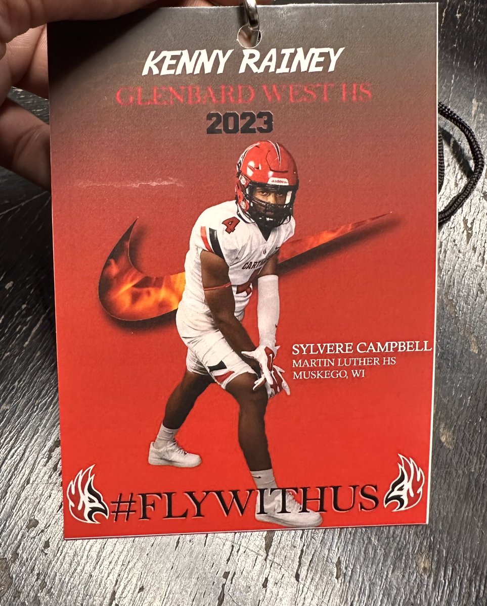 _KennyRainey's tweet photo. Enjoyed my visit to Carthage college this past weekend! Thank you @CoachDustinHass for the invite. @HitterFootball https://t.co/vn13tV3naz