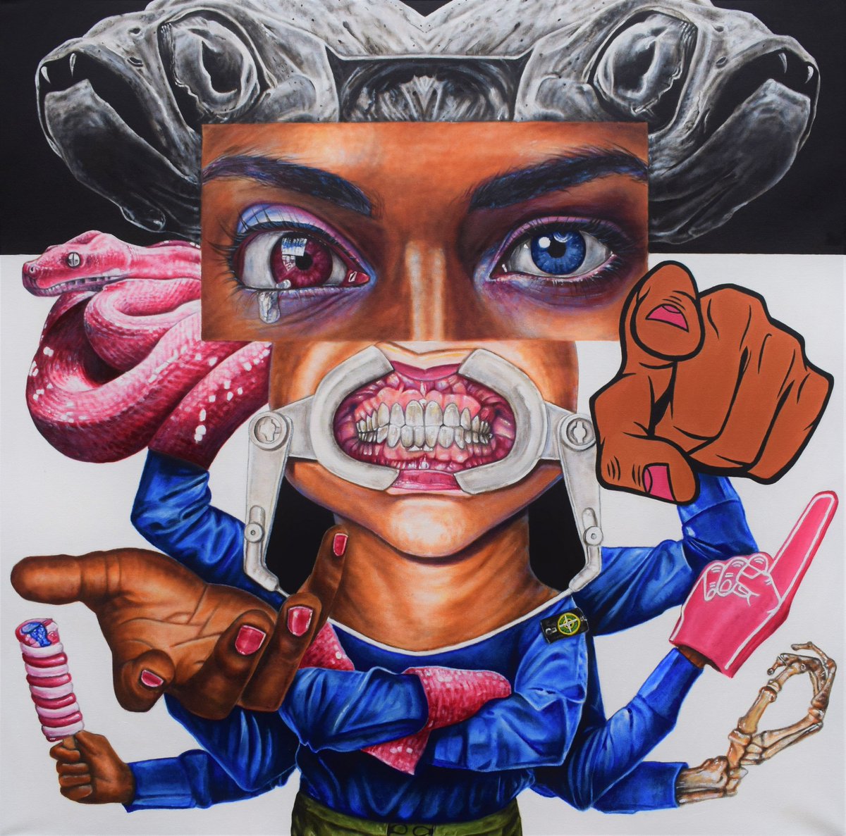 (2023)
Oil on canvas
100cm X 100cm