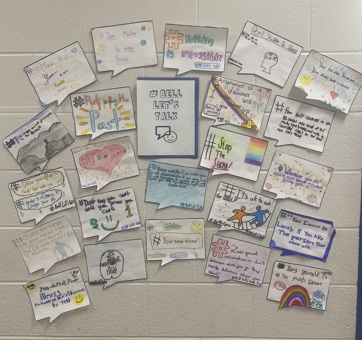 Ms_Marcoccia's tweet photo. The grade 5/6 students understand that taking care of our mental heath is important. We discussed the different ways we can take care of our minds and bodies in and outside of the classroom. #BellLetsTalk @stjude_tcdsb @TCDSB https://t.co/2JHRIB6iRj