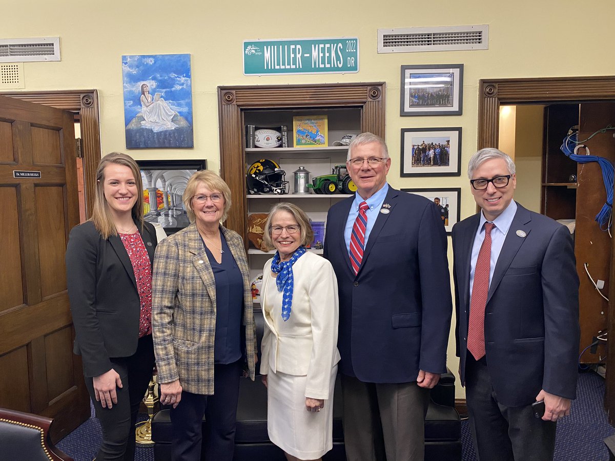 Thanks to <a href="/millermeeks/">Dr. Miller-Meeks</a> for hearing the priorities of <a href="/iowa_corn/">Iowa Corn</a> and <a href="/NationalCorn/">National Corn (NCGA)</a>