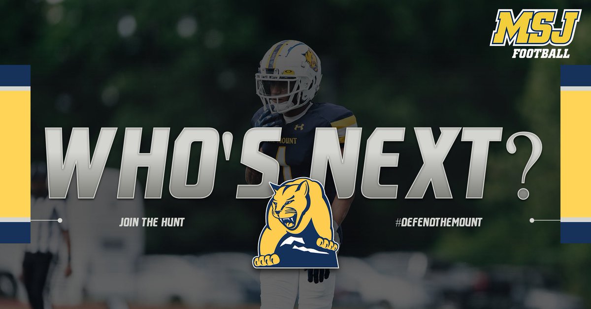 It’s been a big week of commitments for @MSJ_FB Who’s Next?! #DEFENDtheMOUNT