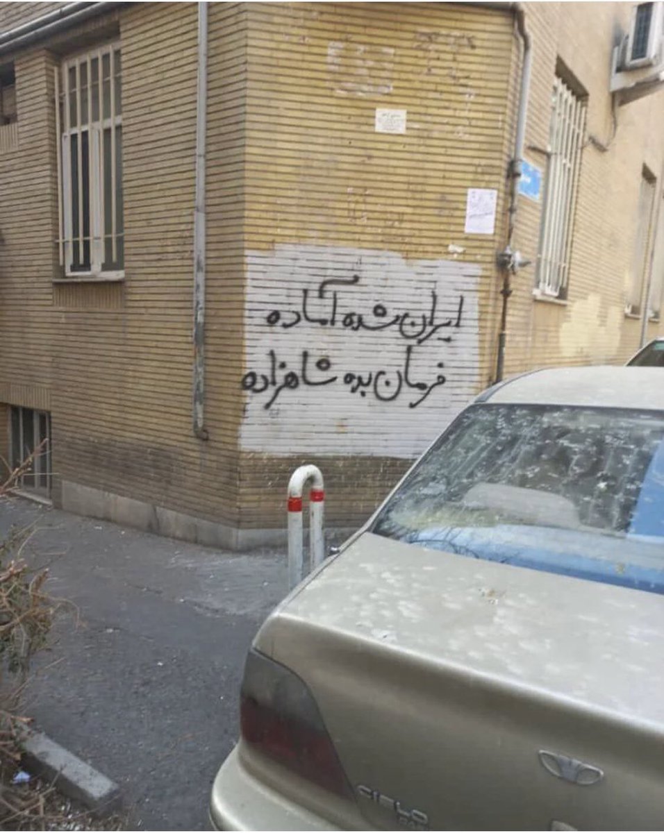 Tara_ariay's tweet photo. امروز ۵ بهمن ، ایران ولیعهد @PahlaviReza را صدا می زند .ملت با دیوارنویسی وکالت می دهند . #من_وكالت_ميدهم #انقلاب_ملی_ایران https://t.co/QtWeF71ELY