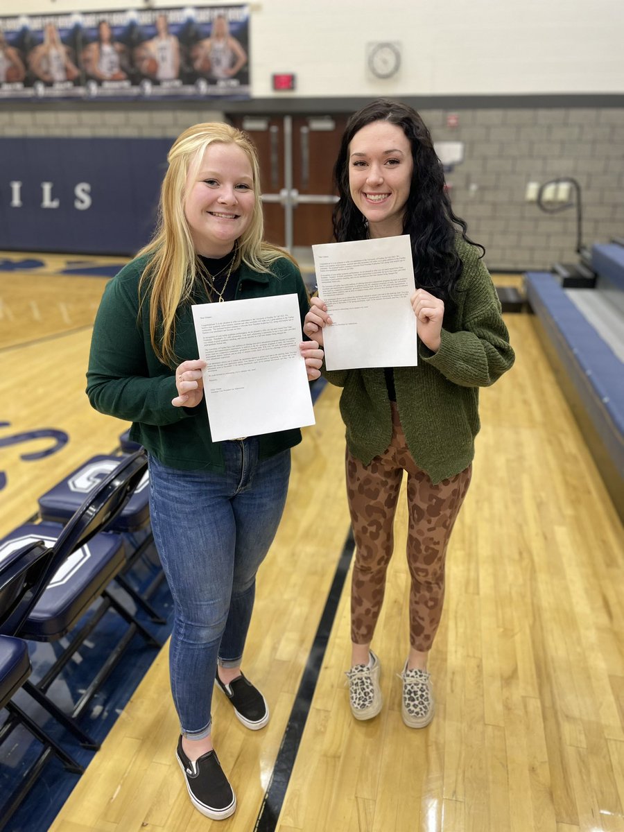 These two are headed to the University of Findlay 😁 From Blue Devils to Oilers! <a href="/ufindlay/">Univ. of Findlay</a>