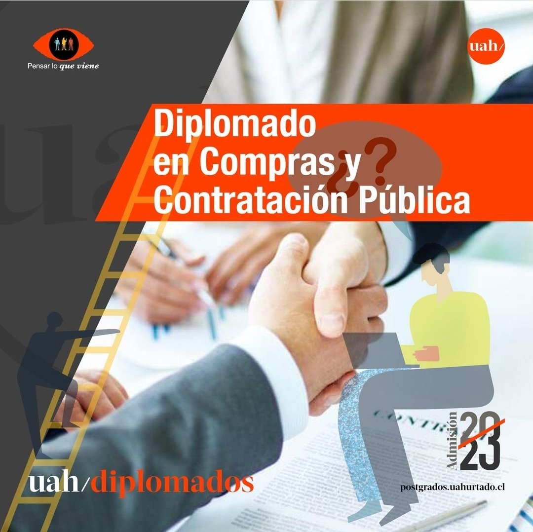 📚¿Sabías que ya inició el proceso de admisión para el Diplomado en Compras y Contratación Pública? Postula hasta el 3 de marzo y obtén un 20% de descuento en el valor del programa.