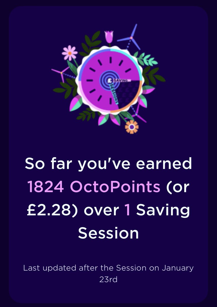 Basically got paid for turning everything off and going to the gym! Win Win #SavingSessions