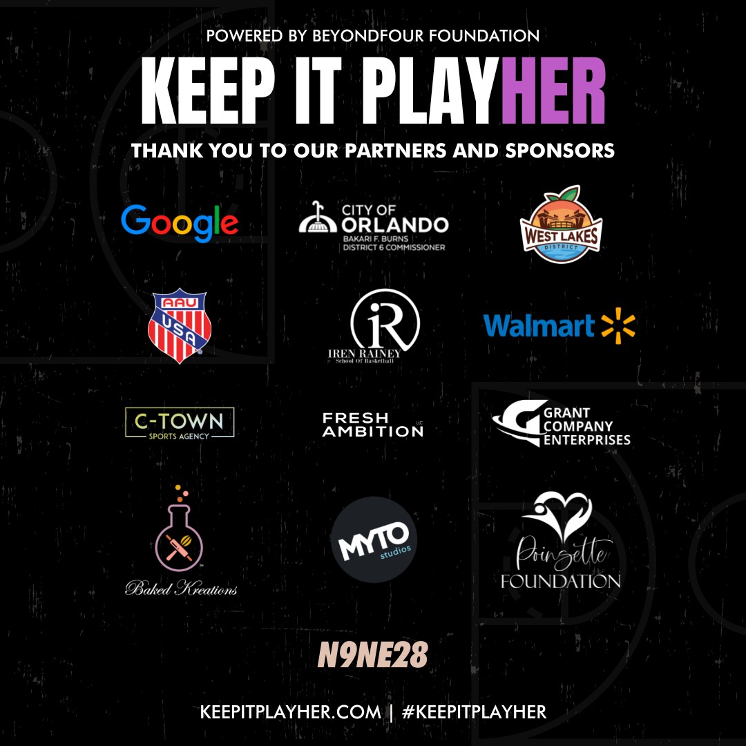 We thank our partners and sponsors who have come on board to help make #BeyondFour and our programs top-tier! Without their support, we wouldn't have the resources to touch the next generation.

Learn more about each organization at beyondfour.org/partners-spons…

#KeepItPlayHER