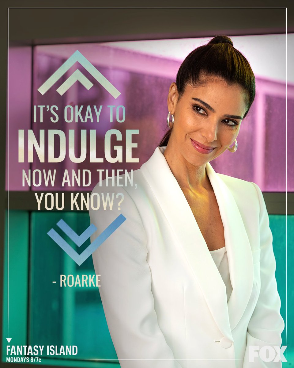 Roarke always knows what to say.