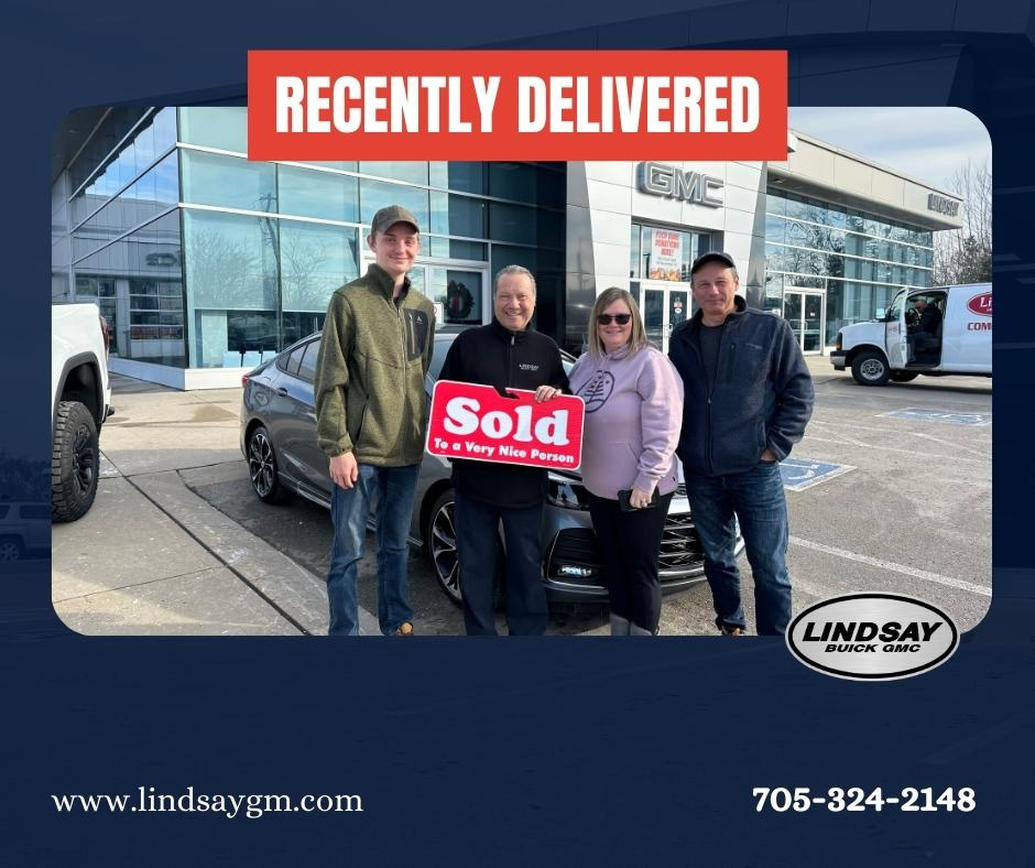 Another great delivery at Lindsay Buick GMC.
