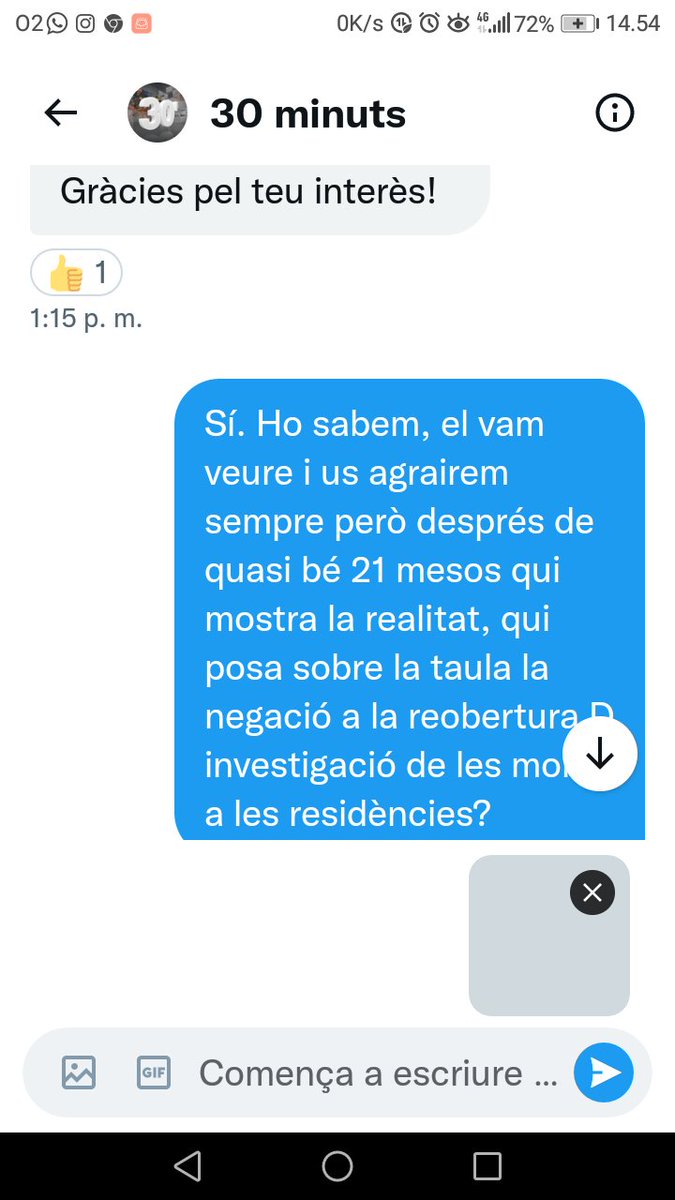 @EstelsEls @tv3cat @30minuts @antena3com @sonsolesonega @Esquerra_ERC @albaverges Aquesta és la gran resposta d novembre 2021 d @30minuts DEPLORABLE és poc. La nostra @tv3cat ja no és. TAMPOC ENS REPRESENTA.