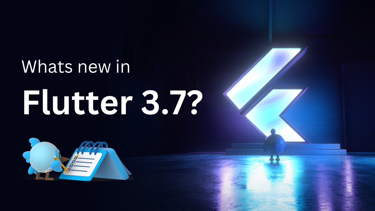 matif2209's tweet image. Watch new Updates about flutter 3.7 here : 
youtu.be/a9VP1DlZObY
#FlutterForward #flutter3.7 #flutternew