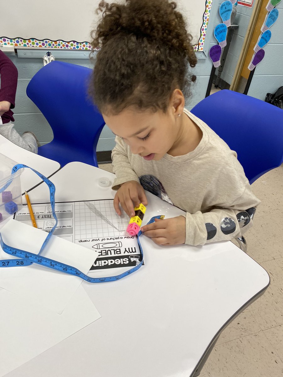 StuartSTEAM's tweet photo. Building a ramp for a bottle cap sled and measuring the height of the ramp and distance the sled goes. Can we make the sled more fun by going farther? Yes, we can! #stuartbulldogs #CreateTestImprove https://t.co/2uWzXCQtBt