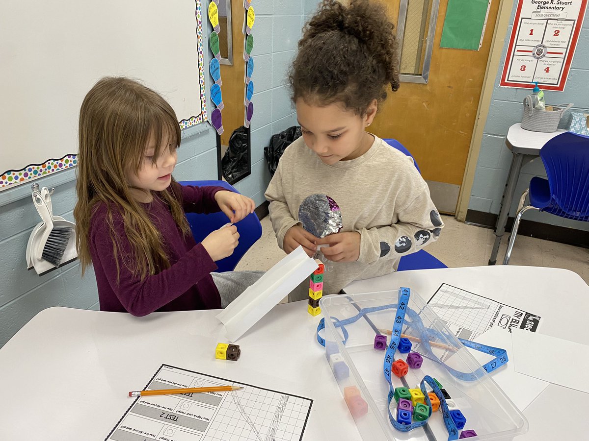 StuartSTEAM's tweet photo. Building a ramp for a bottle cap sled and measuring the height of the ramp and distance the sled goes. Can we make the sled more fun by going farther? Yes, we can! #stuartbulldogs #CreateTestImprove https://t.co/2uWzXCQtBt