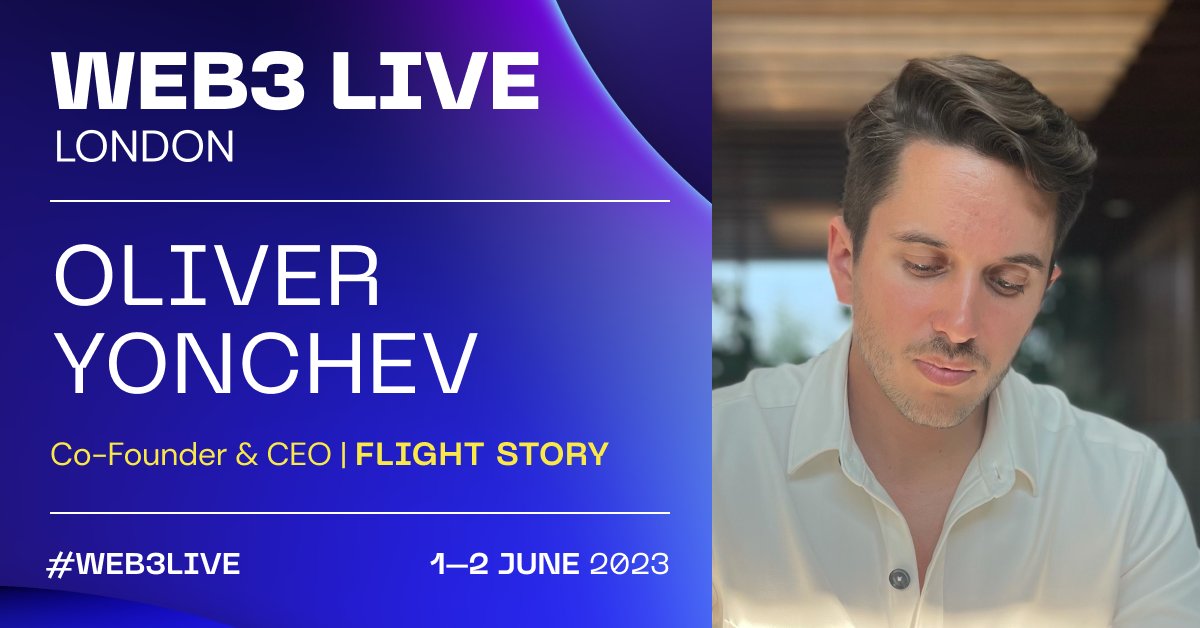 TechUnchained_'s tweet photo. 🎪 Web3 LIVE 🎪
@oliveryonchev, CEO of @TheFlightStory, will be sharing his amazing insights at Web3 Live London 🔥
Don't miss this opportunity to hear from one of the industry's leading experts. 👉 https://t.co/X0IntToJh9
#Web3LiveLondon #FlightStory https://t.co/FX1pJwxdbC