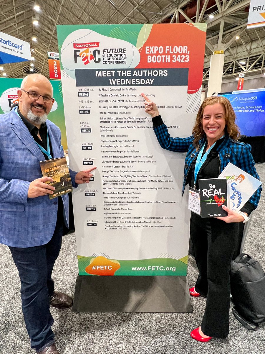 Tara M Martin (@taramartinedu) on Twitter photo So much fun at the Meet the Author session at #FETC!
Thanks to all who came out!🤗
Hope to see you at 2PM in Rm 351 for the all things snaps sesh!
📖 amazon.com/Be-REAL-Educat…
#BookSnaps #FETC #tlap #dbcincbooks <a href="/burgessdave/">Dave Burgess</a> <a href="/dbc_inc/">Dave Burgess Consulting, Inc.</a> So much fun at the Meet the Author session at #FETC!
Thanks to all who came out!🤗
Hope to see you at 2PM in Rm 351 for the all things snaps sesh!
📖 amazon.com/Be-REAL-Educat…
#BookSnaps #FETC #tlap #dbcincbooks <a href="/burgessdave/">Dave Burgess</a> <a href="/dbc_inc/">Dave Burgess Consulting, Inc.</a>