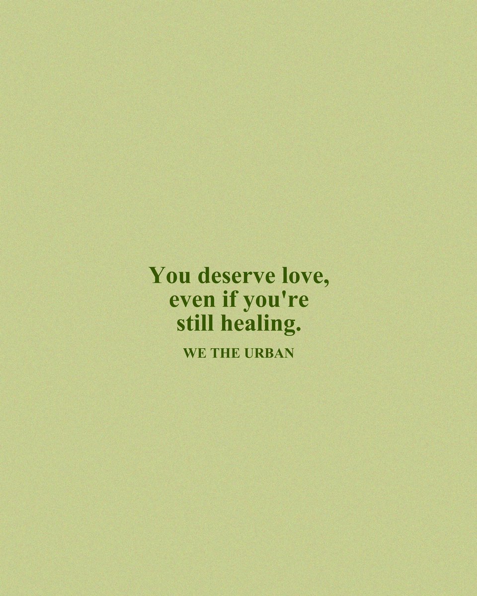 WeTheUrban's tweet photo. healing is a constant state. you don’t have to be “fully healed” to give or receive love. https://t.co/BjjjiJeyrd
