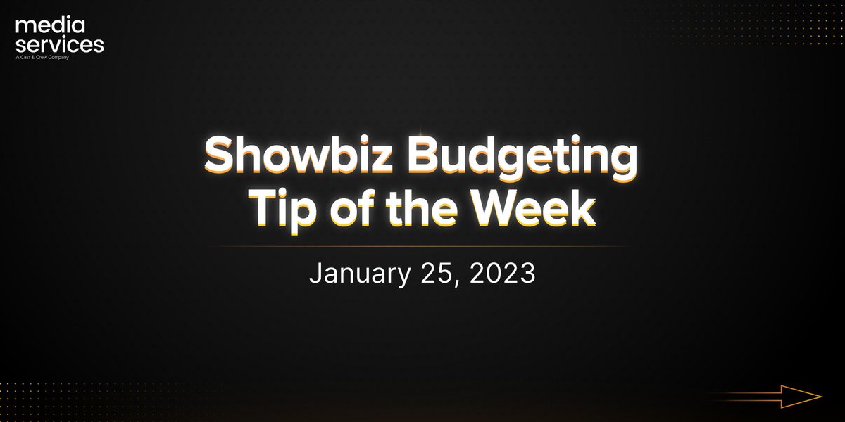 mediapays's tweet photo. Showbiz Budgeting Tip of the Week: Reporting vital budgeting figures is easy with built-in customization that gets you the production reports you need fast. Try it for yourself → https://t.co/h3K107djzP #filmmaking #budgeting #producing https://t.co/rYq7f3AXqt
