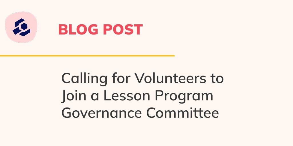 The Carpentries (at @thecarpentries@hachyderm.io) (@thecarpentries) on Twitter photo We are calling for community leaders to form Governance Committees for <a href="/swcarpentry/">Software Carpentry</a> <a href="/LibCarpentry/">Library Carpentry</a> and <a href="/datacarpentry/">Data Carpentry</a> Onboarding takes place in March 2023. Read the announcement post to learn more: carpentries.org/blog/2023/01/l… We are calling for community leaders to form Governance Committees for <a href="/swcarpentry/">Software Carpentry</a> <a href="/LibCarpentry/">Library Carpentry</a> and <a href="/datacarpentry/">Data Carpentry</a> Onboarding takes place in March 2023. Read the announcement post to learn more: carpentries.org/blog/2023/01/l…