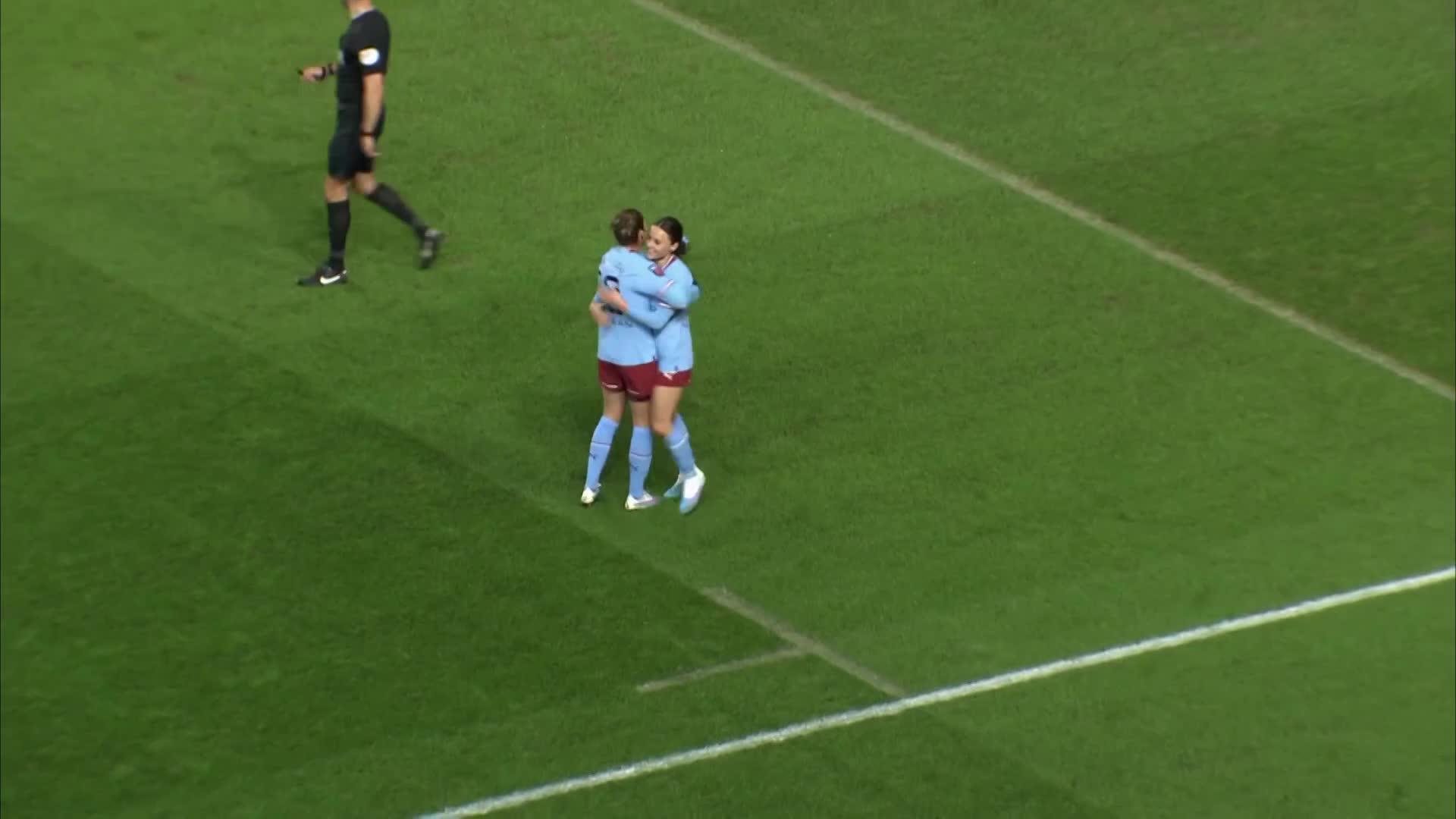 From back to front! 

@ManCityWomen with the silky move finished off by @HayleyRaso 👏

#ContiCup”