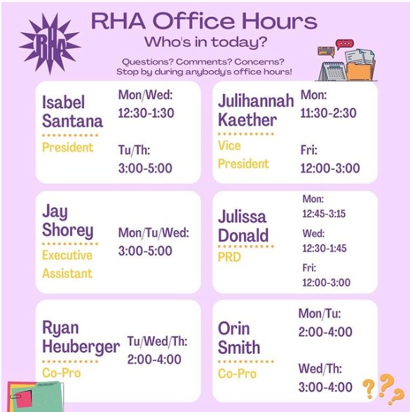 UWWRHA's tweet photo. Welcome back Warhawks! We hope your spring semester is off to a great start. If you have any questions throughout the rest of the year please stop by during our E-Boards office hours! https://t.co/enLVPaHRmW