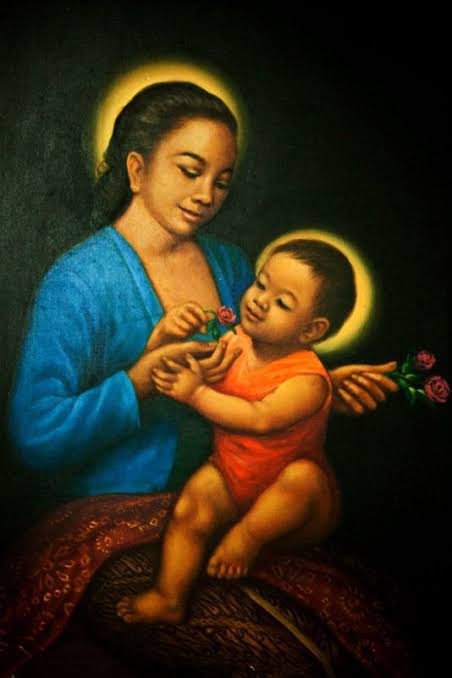 Homo_sapiens21's tweet photo. Akulturasi Bunda Maria n Yesus. Dgn atau tanpa penggambaran, maka manusia tetap punya kemungkinan melakukan idoltary. Attachment itulah sumber masalah utamanya, bukan gambarnya. Lagi2 kita lebih baik melatih diri dan merubah diri ketimbang merubah faktor eksternal. Learn Buddhism https://t.co/bUVAtBJFJ0