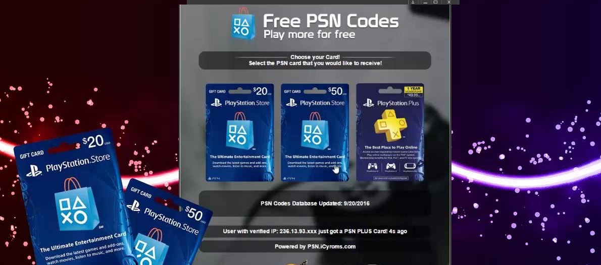 Free Ps Plus Codes Generator