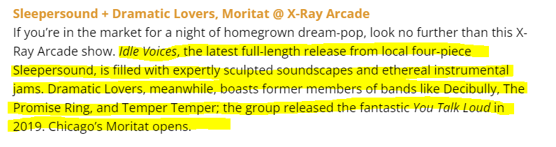 Big thanks to <a href="/milwaukeerecord/">Milwaukee Record</a> for the shoutout!  This one is going to be a great show <a href="/dramaticlovers/">dramaticlove</a> and @MoritatMusic at <a href="/xrayarcade/">The Very Famous X-Ray Arcade</a> #Milwaukeemusic