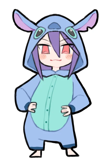 スティッチへの理解度が足りてなかったので描き直し 