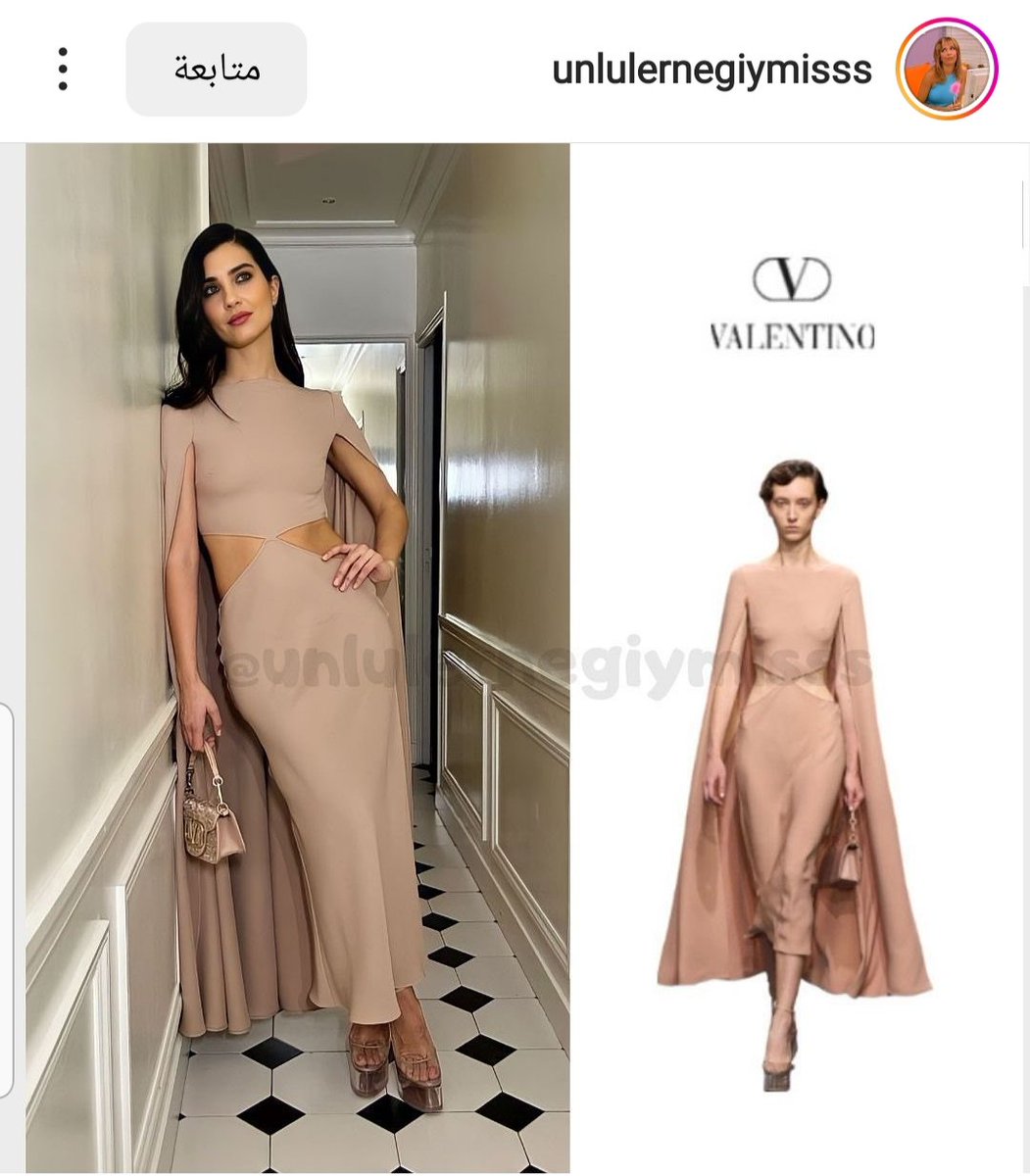 #TubaBüyüküstün  #ValentinoHauteCouture  We are facing a beauty without description