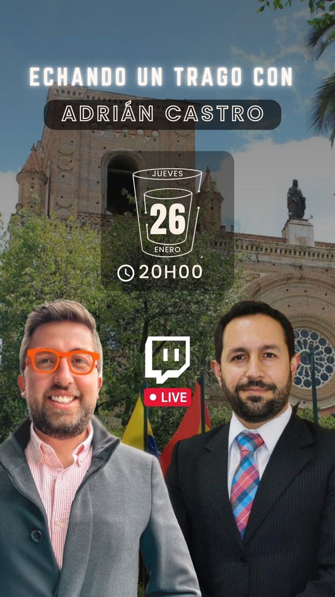 Jueves no te ahueves 🫶🏼 live en #twitch para conocer a la persona que aspira al cargo 👉🏼 <a href="/acastropiedra/">Adrian Castro (El ShunGo)</a> 

Pilas aquí: twitch.tv/nicolasrmunoz