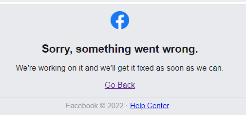 kat_pugacheva's tweet photo. Apparently, Facebook is down #facebookdown https://t.co/Wly4ZGyyUt